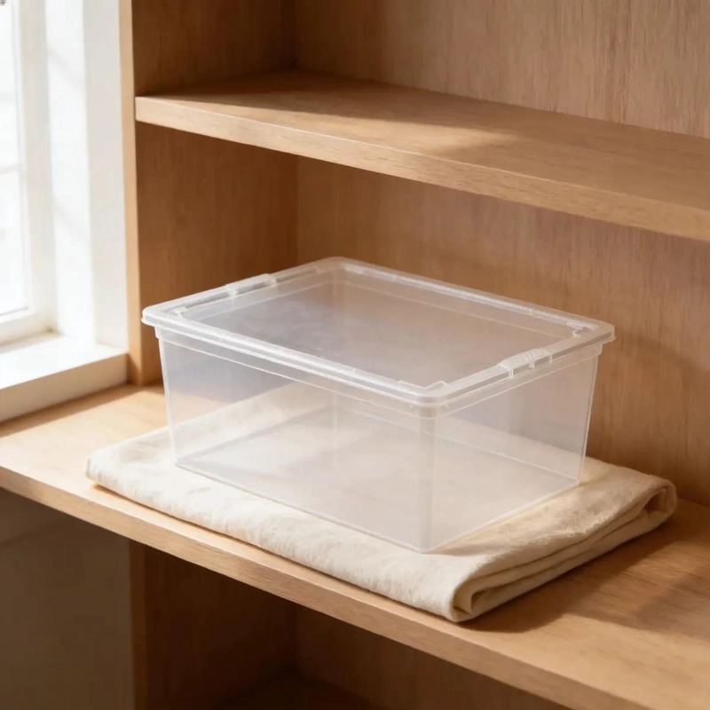 CAJA ORGANIZADORA APILABLE 19 L CON TAPA PARA JUGUETES - 3
