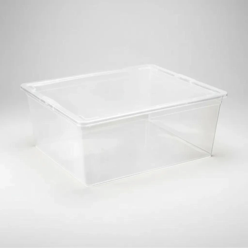 CAJA ORGANIZADORA APILABLE 19 L CON TAPA PARA JUGUETES - 7