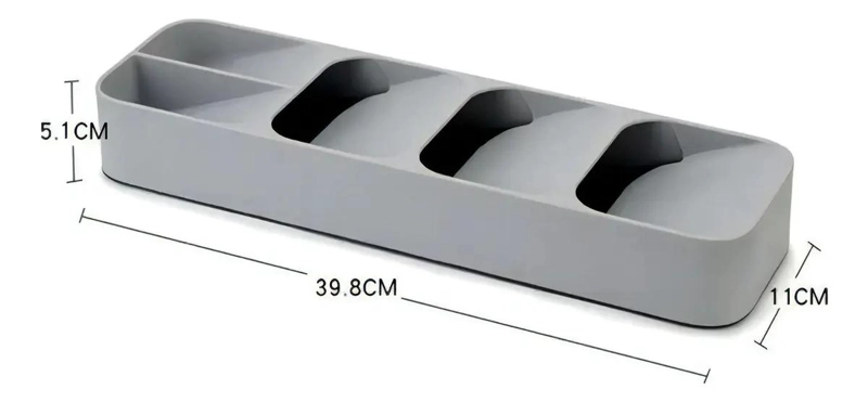 ORGANIZADOR DE CUBIERTOS COMPACTO PARA CAJONES - 7