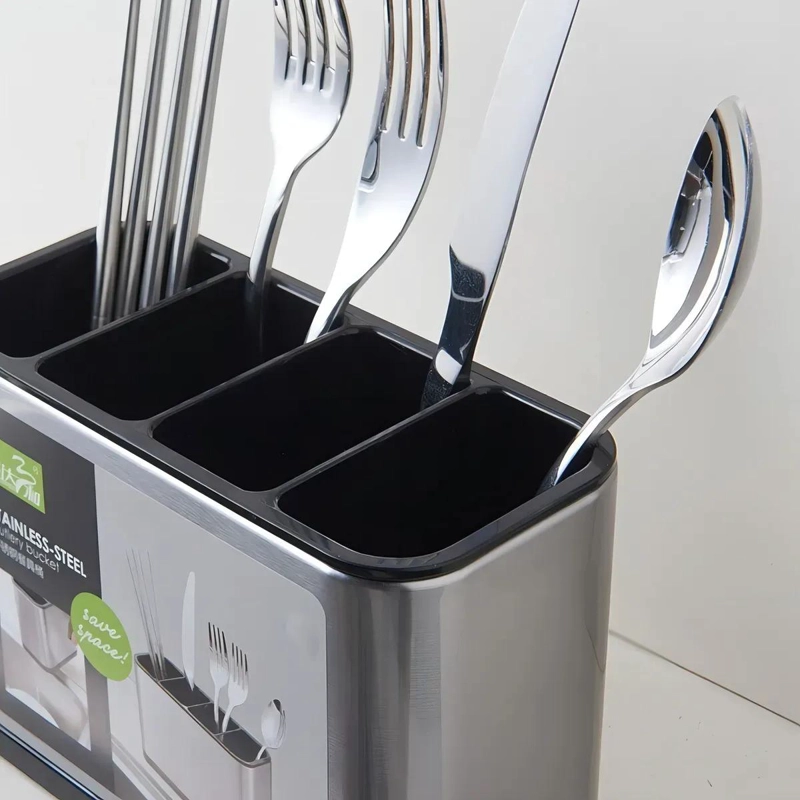 ESCURRIDOR DE CUBIERTOS Y UTENSILIOS DE ACERO INOXIDABLE - 5
