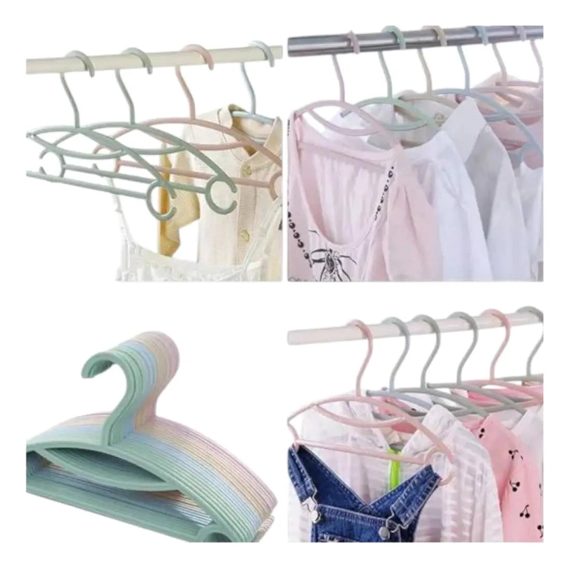 PACK DE 5 GANCHOS PLASTICOS RESISTENTES EN COLORES VARIADOS - 4