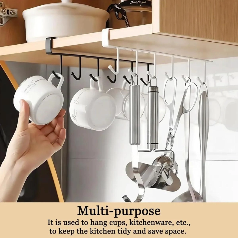 GANCHOS COLGANTES PARA COCINA Y BAÑO, 4 PIEZAS - 3