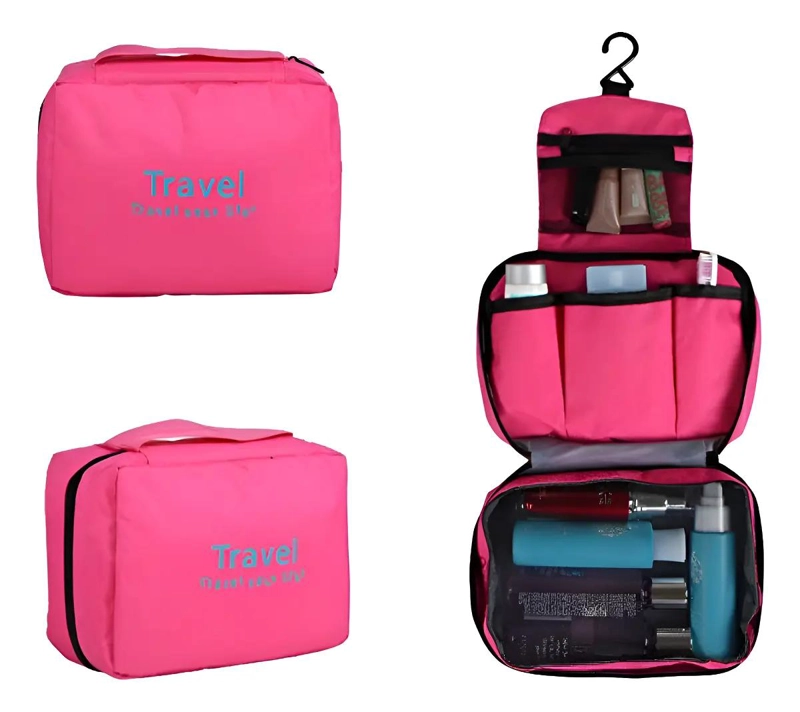 BOLSO ORGANIZADOR DE MAQUILLAJE PORTATIL PARA VIAJES - 2