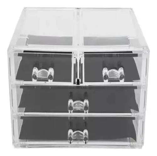 CAJA ORGANIZADORA DE MAQUILLAJE CON COMPARTIMENTOS PRACTICOS - 3
