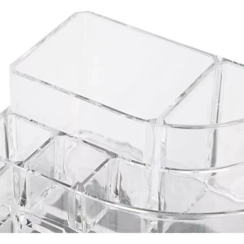 CAJA ORGANIZADORA DE MAQUILLAJE CON COMPARTIMENTOS PRACTICOS - 6