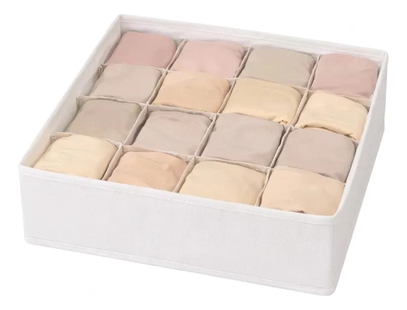 ORGANIZADOR TEXTIL PARA ROPA INTERIOR CON 16 DIVISIONES - 1