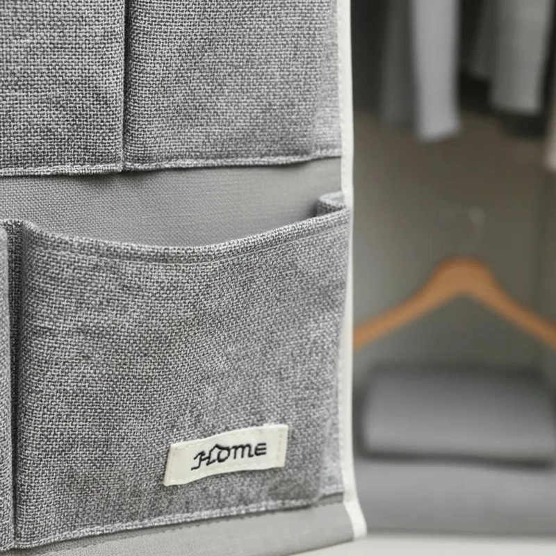 BOLSA DE ALMACENAMIENTO COLGANTE PARA PARED EN COLOR GRIS - 7