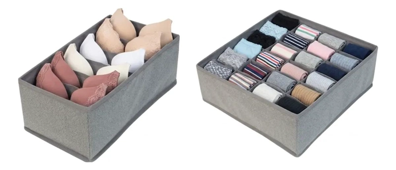 SET DE ORGANIZADORES PARA ROPA INTERIOR Y CALCETINES - 1