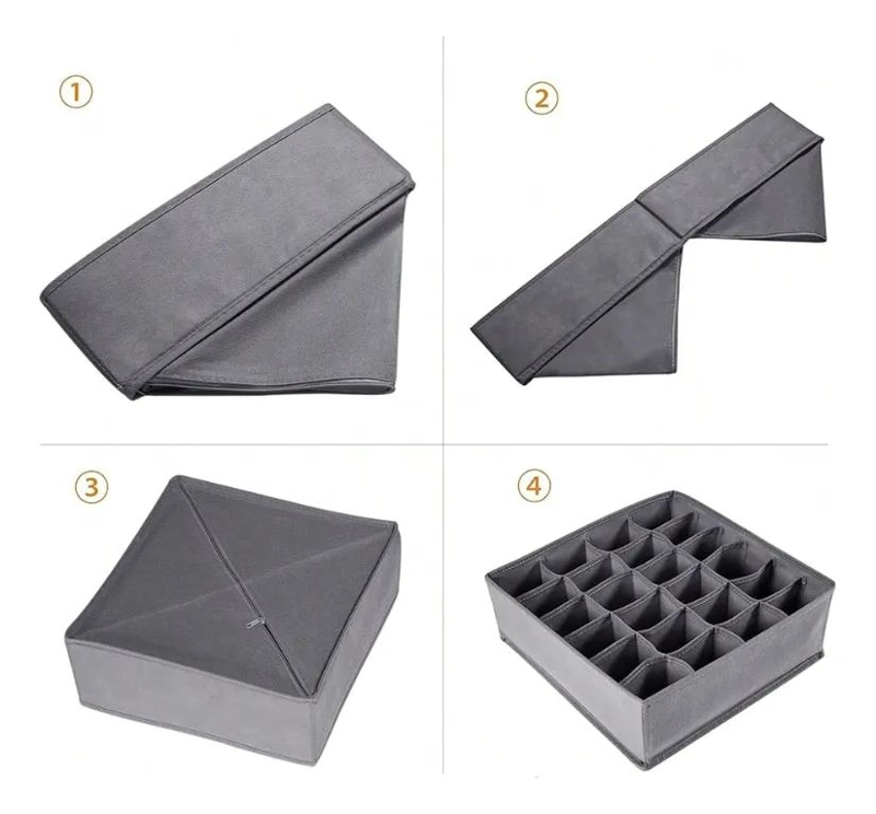 SET DE ORGANIZADORES PARA ROPA INTERIOR Y CALCETINES - 9