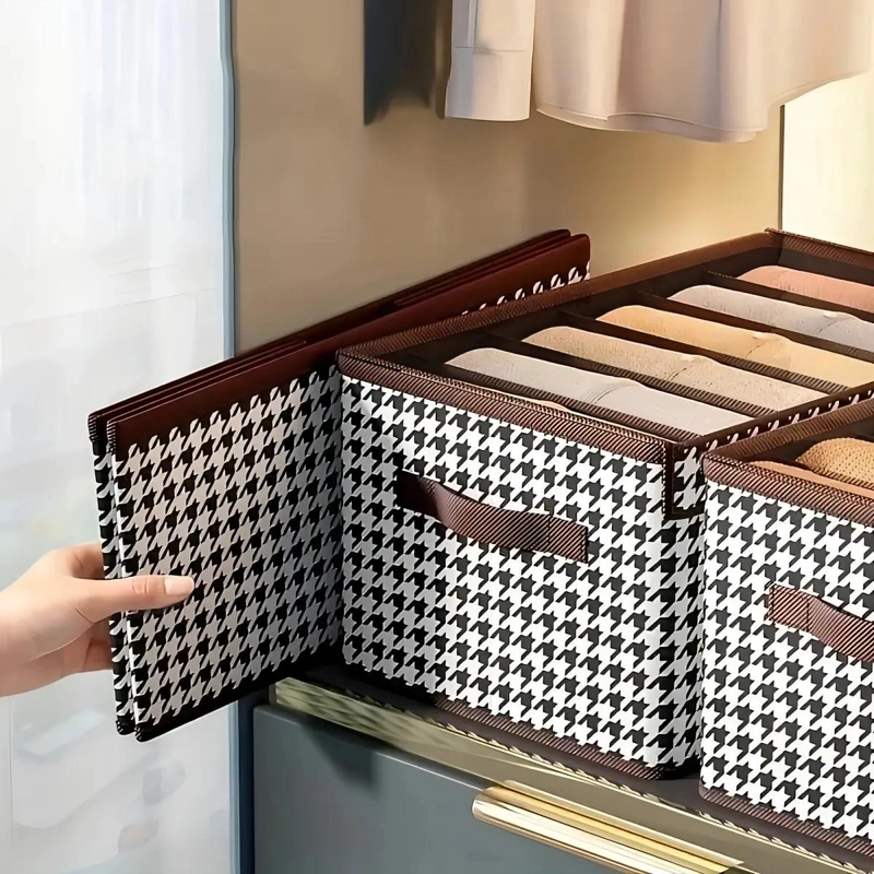 CAJA ORGANIZADORA PLEGABLE PARA CLOSET CON COMPARTIMENTOS - 3