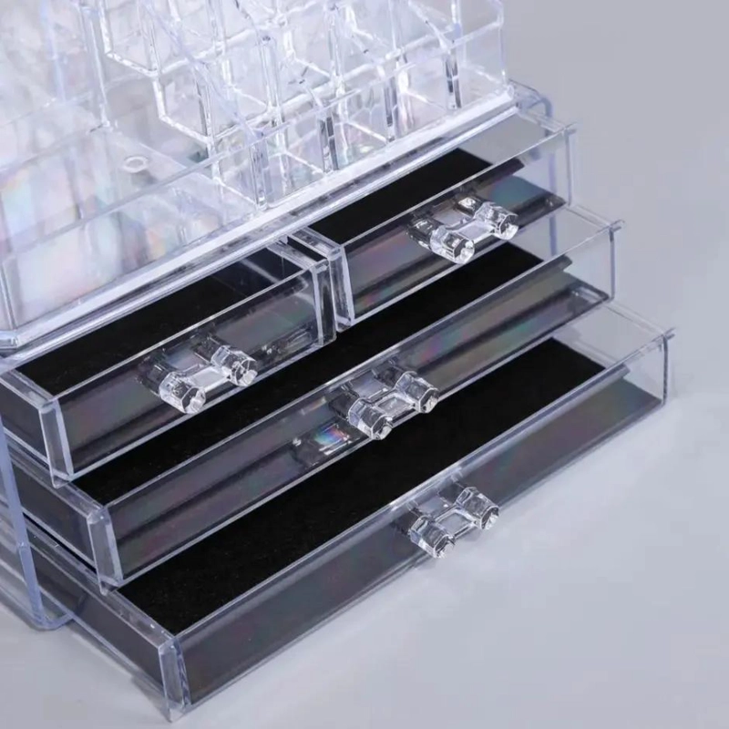 ORGANIZADOR DE COSME TICOS ACRILICO CON DISEÑO ELEGANTE Y PRACTICO - 8