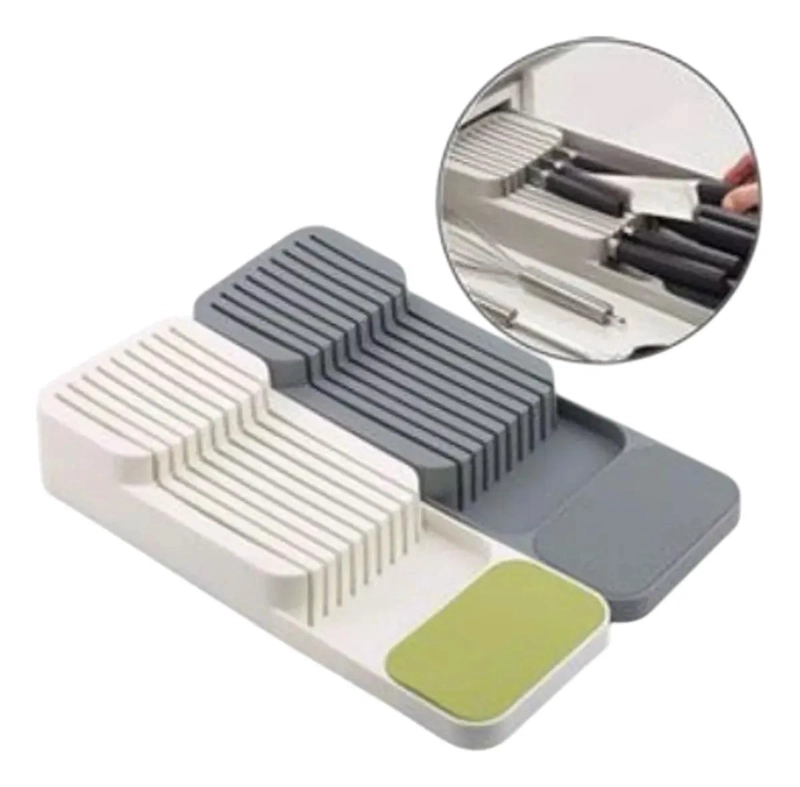 ORGANIZADOR COMPACTO PARA CUCHILLOS Y CUBIERTOS EN CAJON - 1
