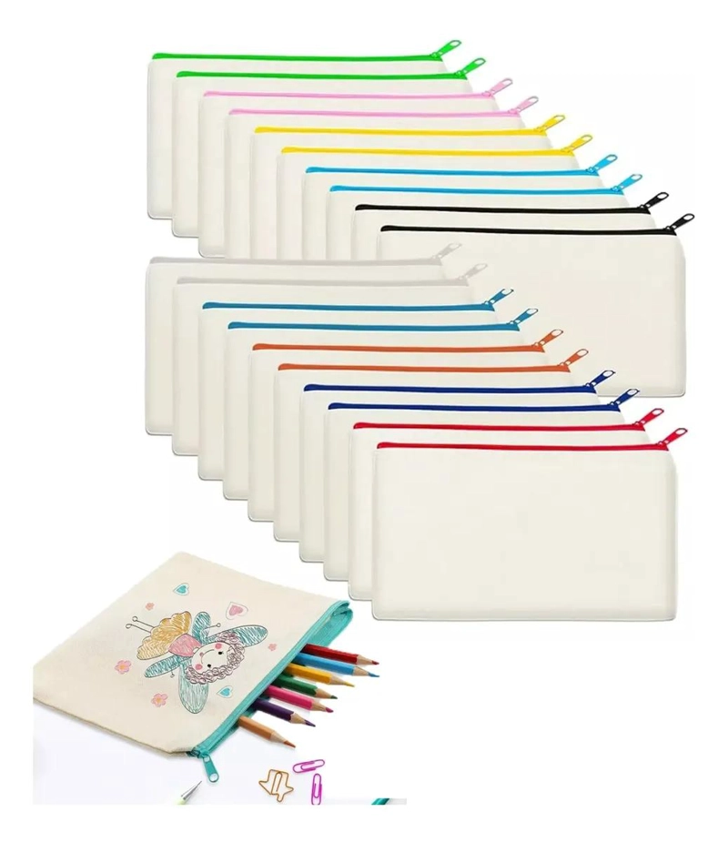 ESTUCHE COSMETIQUERO DE LONA 20X14CM PARA PERSONALIZAR - 1
