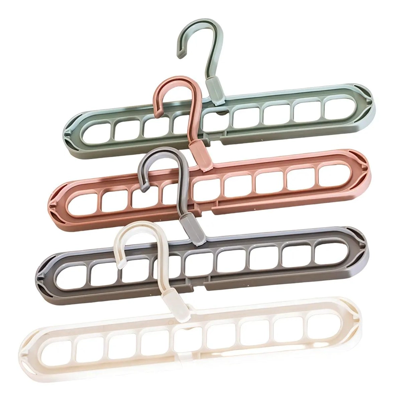 PACK DE 10 PERCHEROS GIRATORIOS PARA ORGANIZAR ROPA - 5