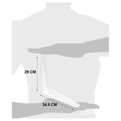 PACK 12 SOPORTES DE ESCUADRA METALICOS PARA REPISAS 12''X14'' - 6