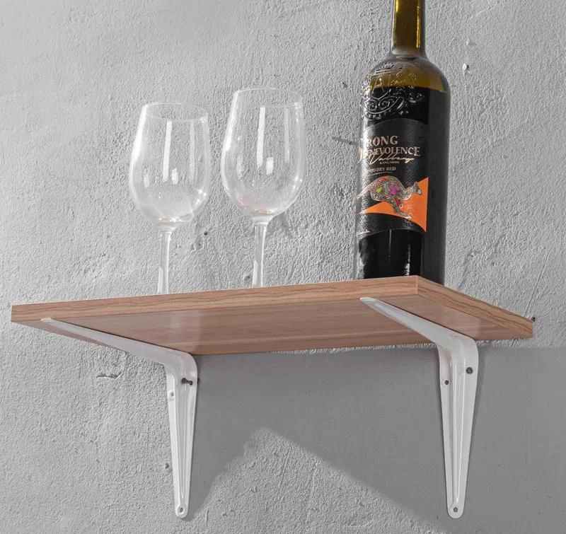 PACK 12 SOPORTES DE ESCUADRA METALICOS PARA REPISAS 12''X14'' - 7