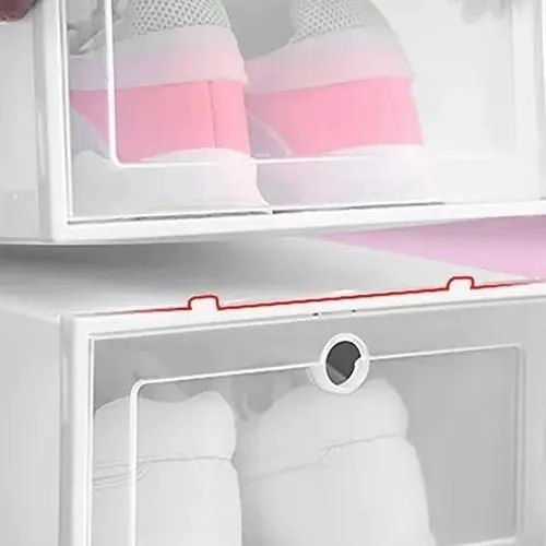 PACK DE 6 ORGANIZADORES TRANSPARENTES PARA ZAPATOS - 5