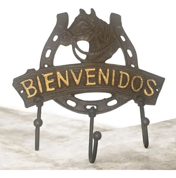 PERCHERO DE HIERRO DISEÑO CABALLO PARA DECORAR ESPACIOS - 2