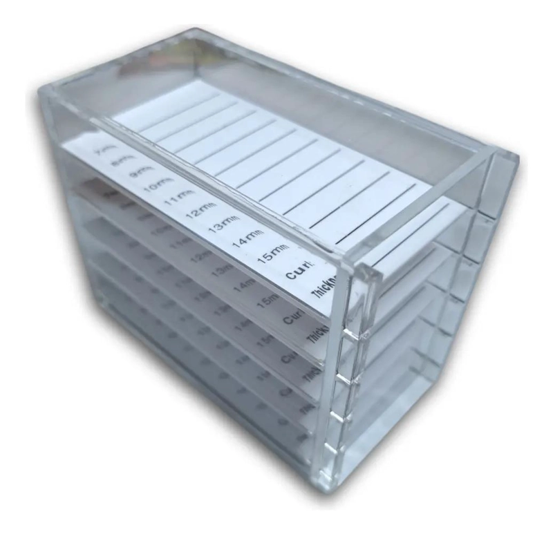 ORGANIZADOR ACRILICO DE 5 NIVELES PARA EXTENSIONES DE PESTAÑAS - 2