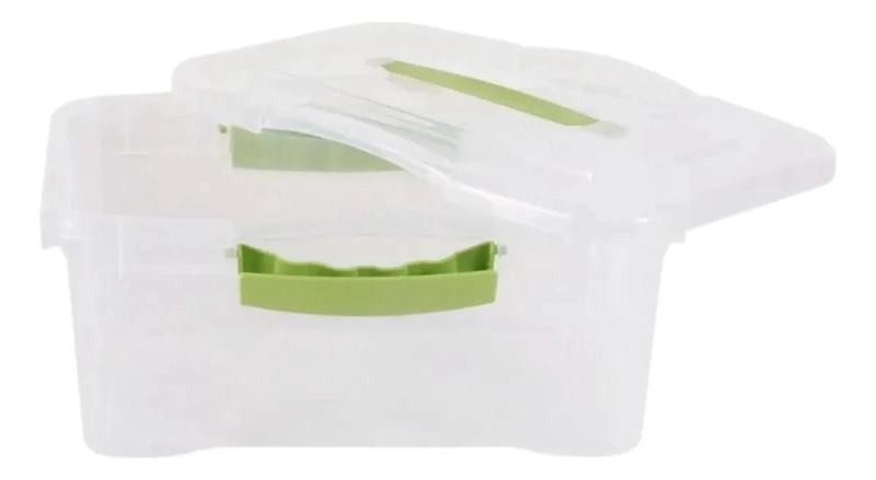 PACK DE 2 CAJAS ORGANIZADORAS TRANSLUCIDAS DE 6 LITROS - 3
