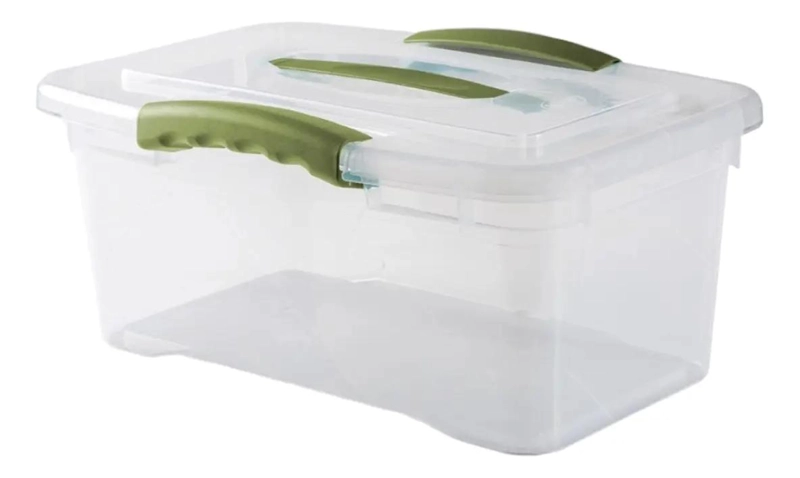 PACK DE 2 CAJAS ORGANIZADORAS TRANSLUCIDAS DE 6 LITROS - 4