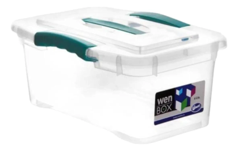 PACK DE 2 CAJAS ORGANIZADORAS TRANSLUCIDAS DE 6 LITROS - 5