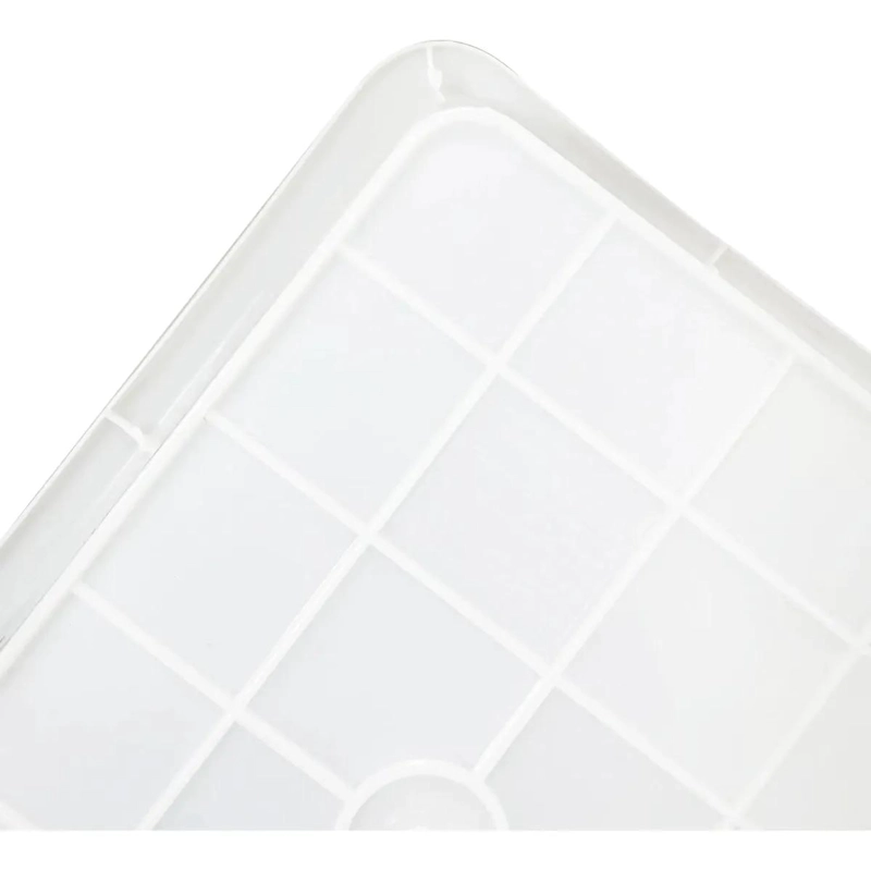PACK DE 6 BANDEJAS ORGANIZADORAS PLASTICAS 1.5 LTS EN COLOR BLANCO - 7