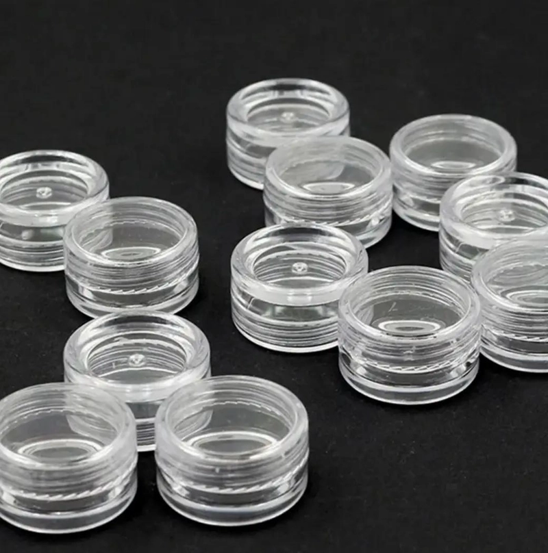 CAJA ORGANIZADORA PLASTICA REDONDA CON 6 COMPARTIMENTOS - 4