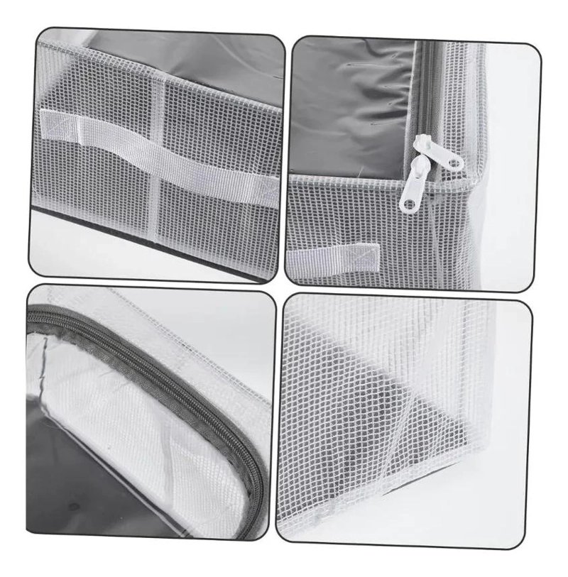 CAJA ORGANIZADORA DE ROPA CON VENTANA TRANSPARENTE 40X30X15 CM - 3