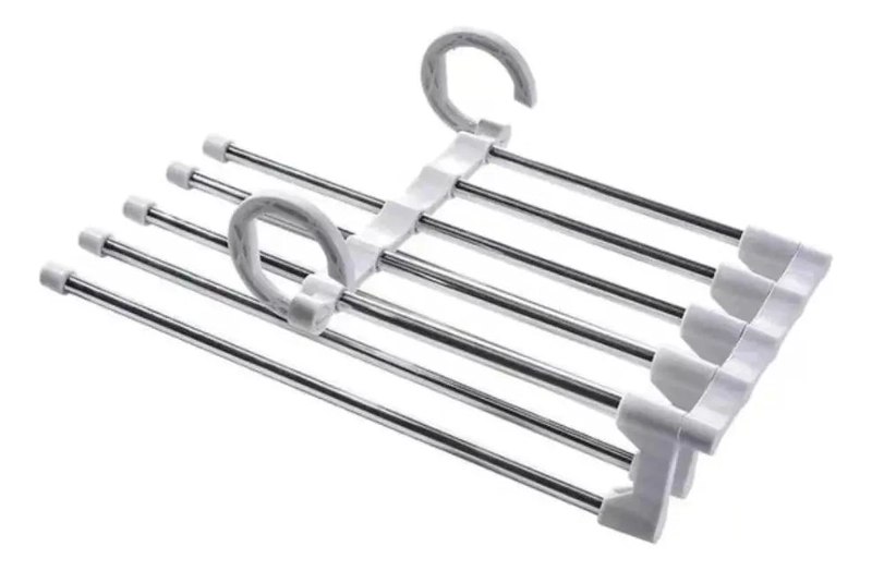 COLGADOR PLEGABLE MAGICO PARA PANTALONES Y ROPA - 2