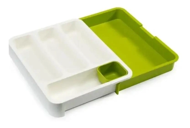 ORGANIZADOR EXTENSIBLE PARA CUBIERTOS CON COMPARTIMIENTOS - 2