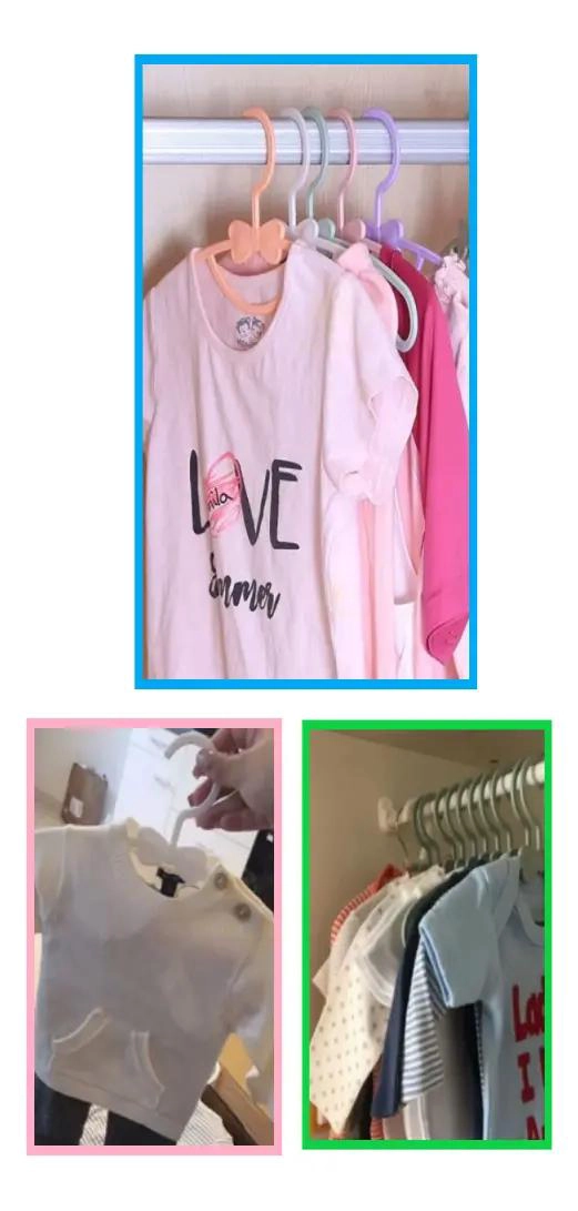 SET DE 10 PERCHAS INFANTILES PARA ROPA DE BEBE  Y NIÑOS - 3