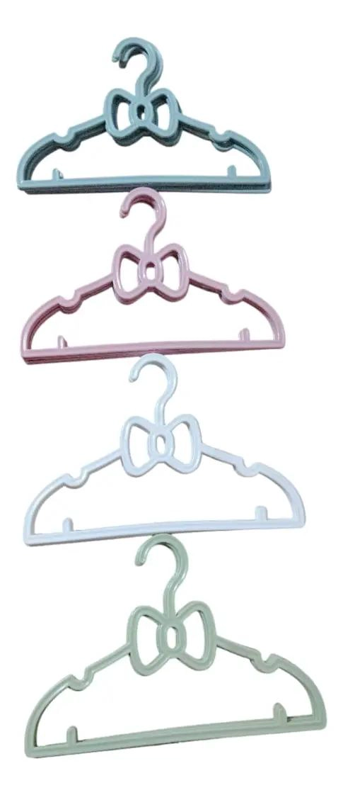 SET DE 10 PERCHAS INFANTILES PARA ROPA DE BEBE  Y NIÑOS - 4