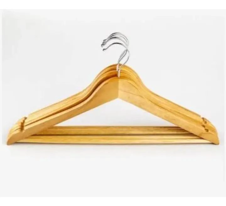SET DE 8 COLGADORES DE MADERA PARA ROPA - 3