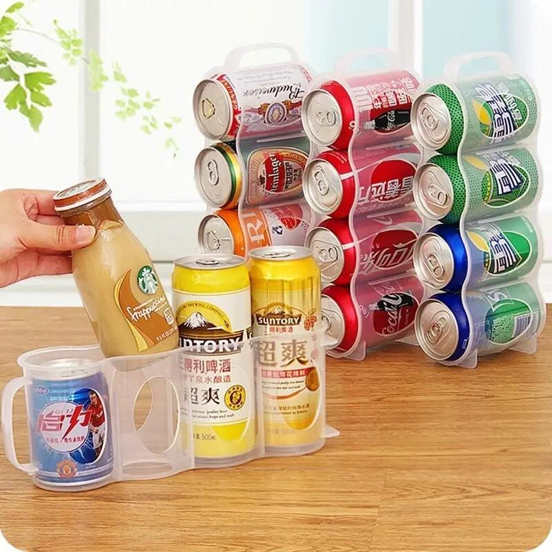 SOPORTE ORGANIZADOR PARA BEBIDAS EN NEVERA - 7