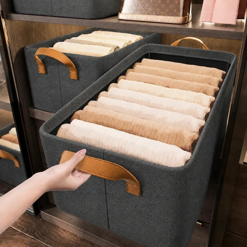 CAJA ORGANIZADORA PLEGABLE PARA ROPA Y ALMACENAMIENTO - 3