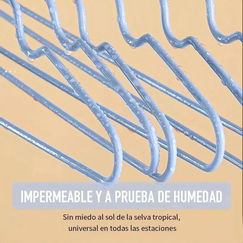 GANCHOS Y COLGADORES ANTIDESLIZANTES PARA ROPA 100 UNIDADES - 6