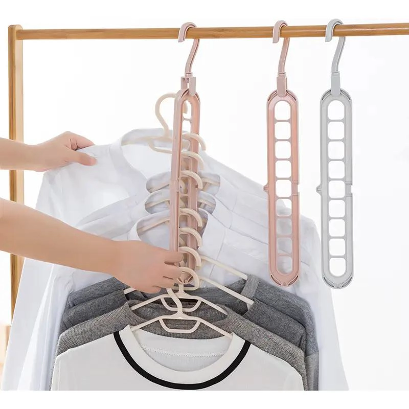 PACK DE 10 PERCHEROS GIRATORIOS PARA AHORRO DE ESPACIO - 3