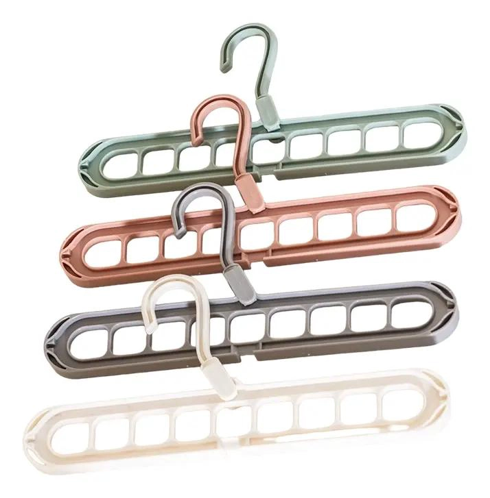 PACK DE 10 PERCHEROS GIRATORIOS PARA AHORRO DE ESPACIO - 5