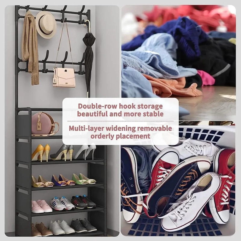 ORGANIZADOR COLGADOR DE ZAPATOS 5 NIVELES PARA ARMARIO - 6