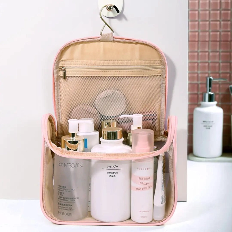 NECESER ORGANIZADOR DE MAQUILLAJE Y ASEO DE GRAN CAPACIDAD - 4