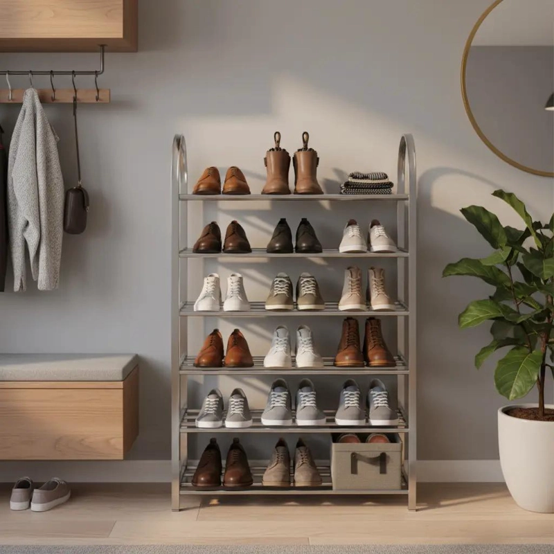 ORGANIZADOR DE ZAPATOS ARMABLE 95X56 CM PARA HOGAR - 1