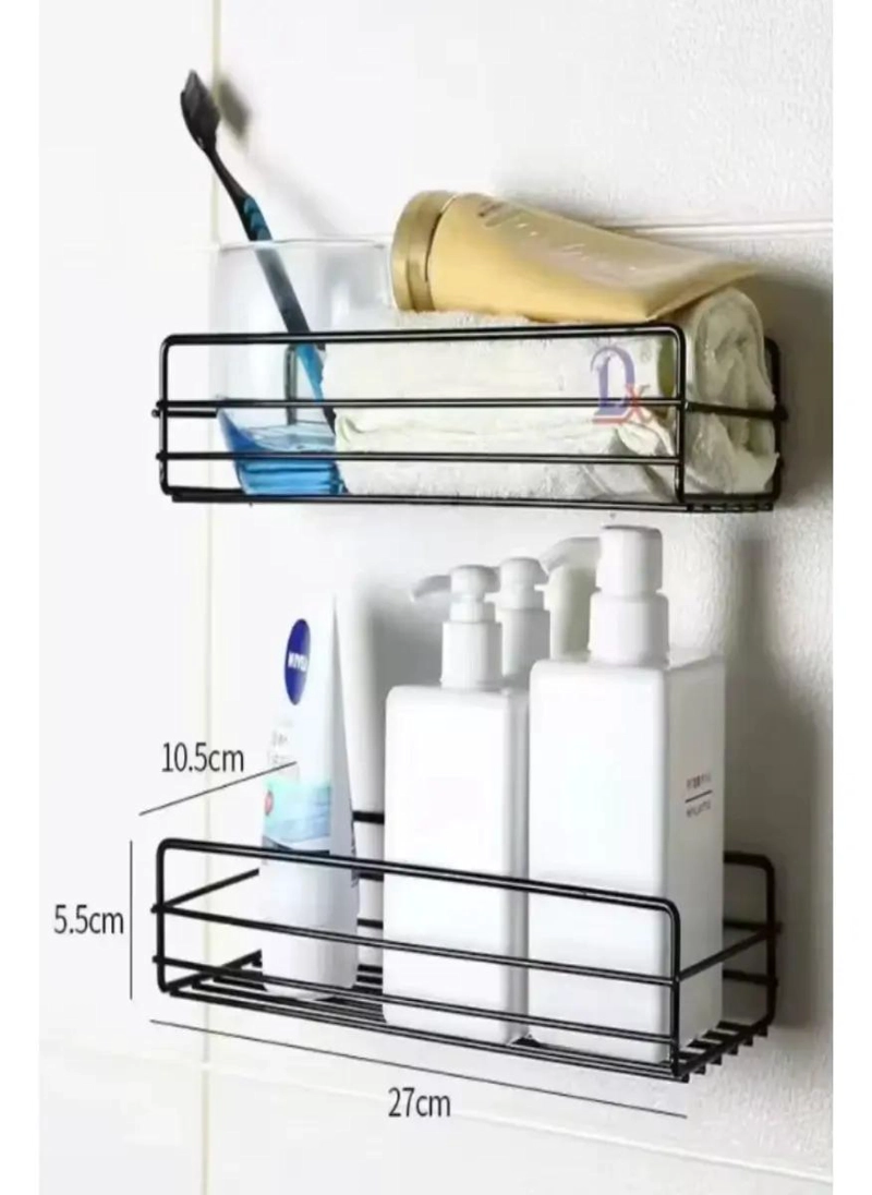 ESTANTE ORGANIZADOR METALICO AUTOADHESIVO PARA BAÑO Y COCINA - 6