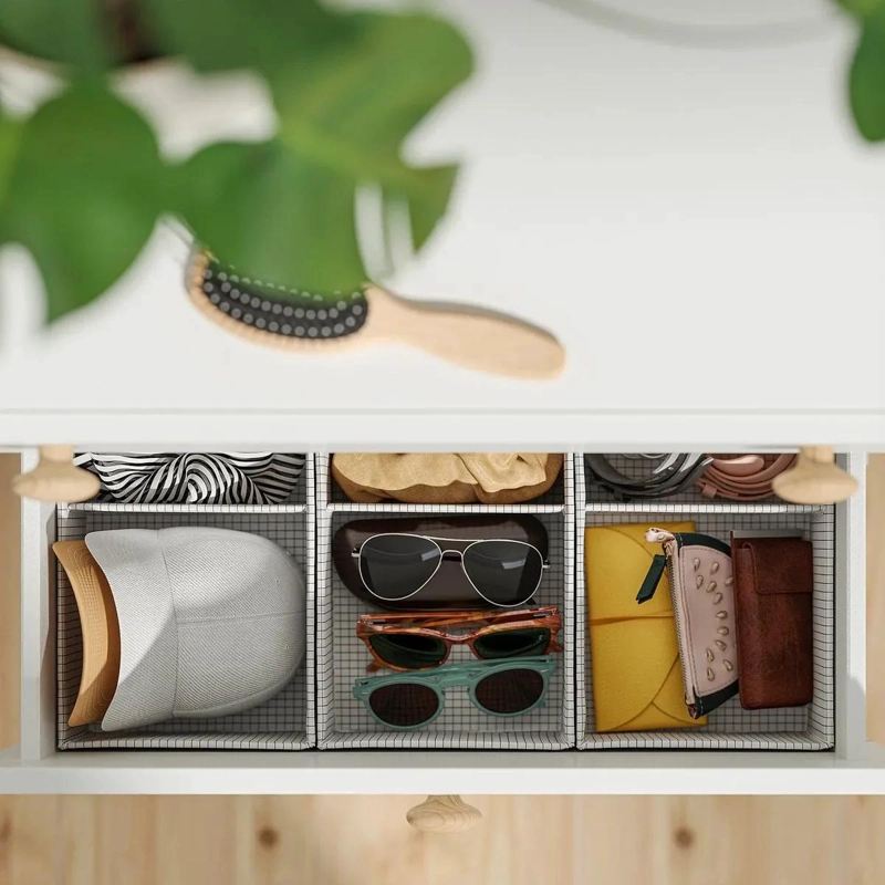 CAJA ORGANIZADORA CON COMPARTIMENTOS PARA ROPA Y ACCESORIOS - 3