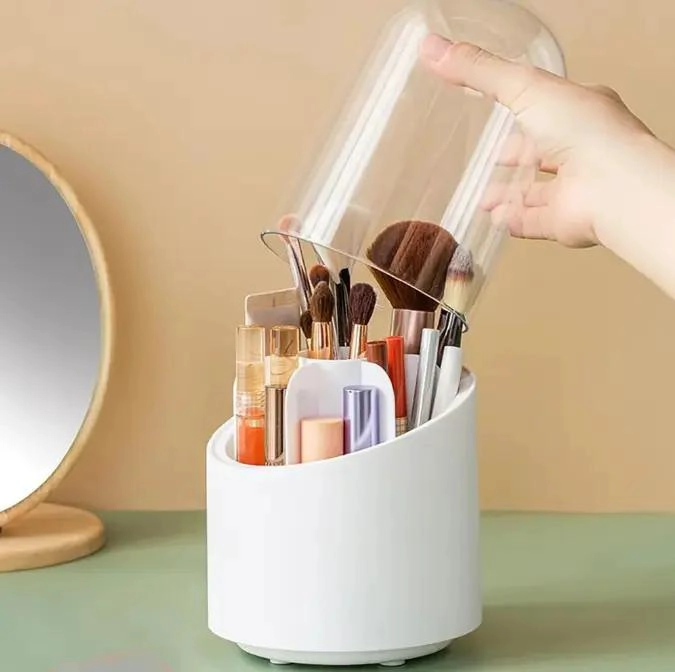 ORGANIZADOR GIRATORIO 360 PARA BROCHAS Y LAPICES DE MAQUILLAJE - 8