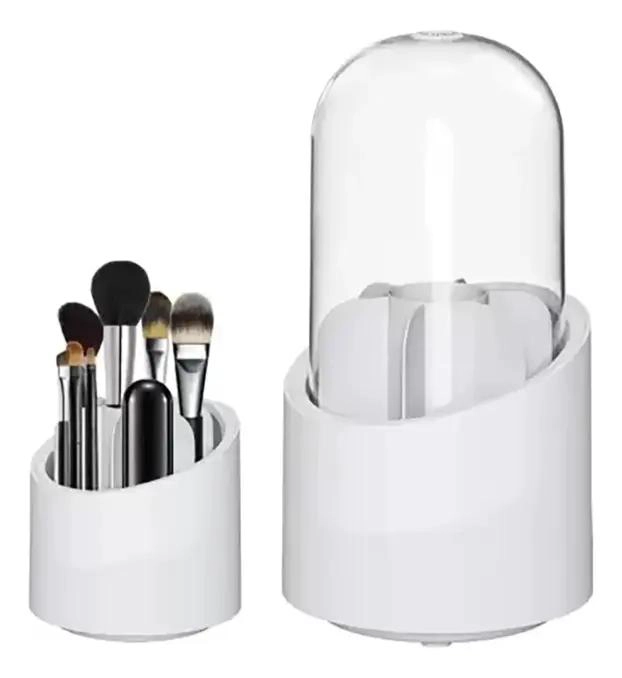 ORGANIZADOR GIRATORIO 360 PARA BROCHAS Y LAPICES DE MAQUILLAJE - 9