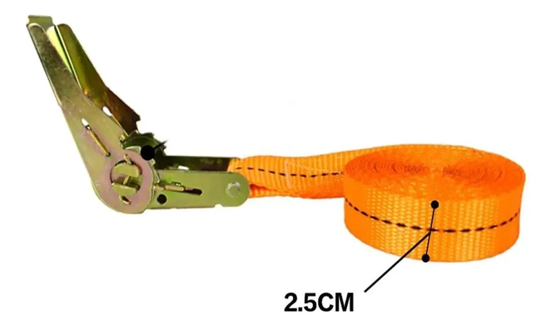 KIT DE 4 CORREAS DE TRINQUETE AMARILLAS 4 M - 7