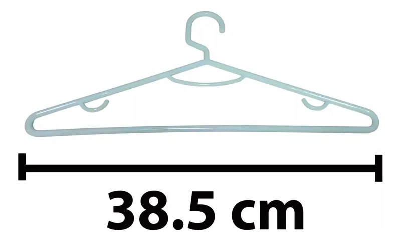 PACK DE 60 GANCHOS PLASTICOS RESISTENTES PARA COLGAR ROPA - 2