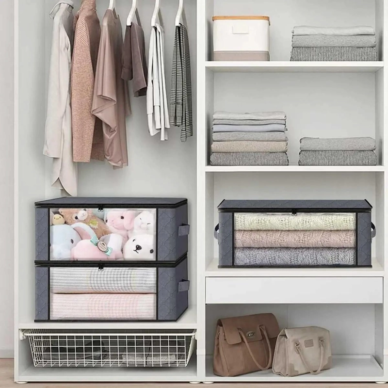 JUEGO DE 3 ORGANIZADORES PLEGABLES PARA ALMACENAMIENTO DE ROPA - 4