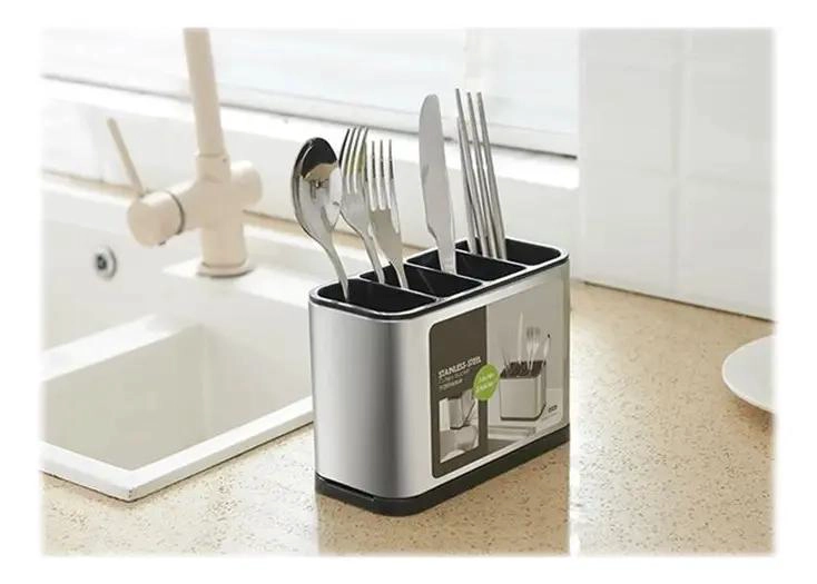 ESCURRIDOR DE UTENSILIOS DE COCINA EN ACERO INOXIDABLE - 7